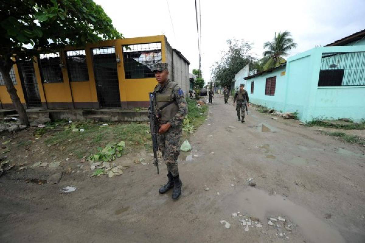 Desoladas lucen las calles de colonia Reparto Lempira sitiada por mareros