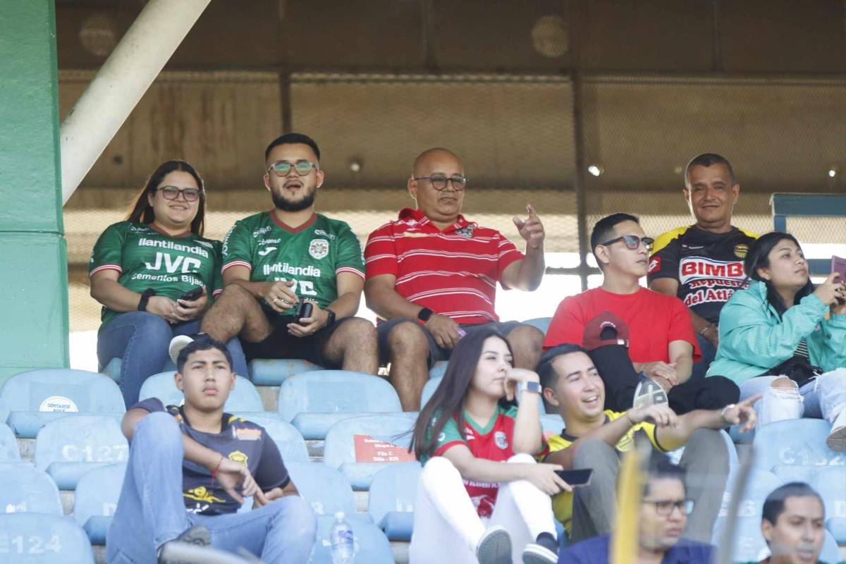 Bellas chicas, ambiente fenomenal y lo que hizo la policía previo al Marathón vs Real España