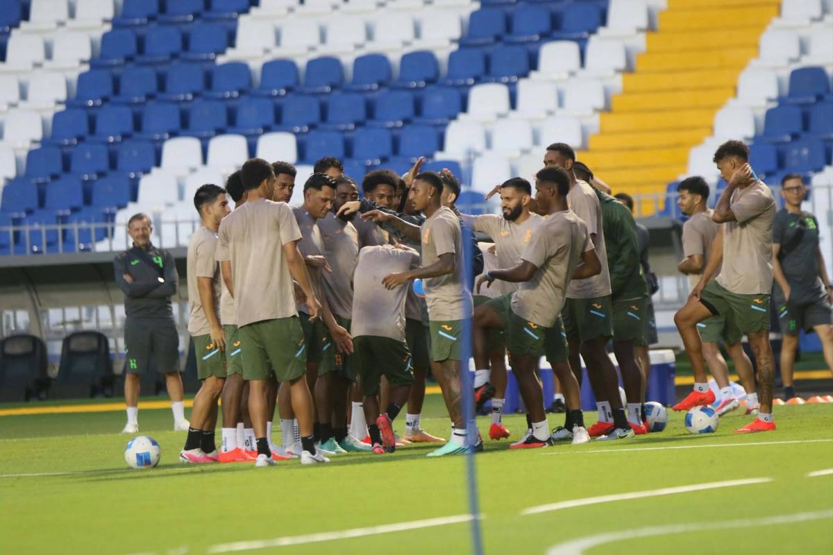 Juegos, risas, tristeza y la visita en último entreno de Honduras previo a partido ante Surinam
