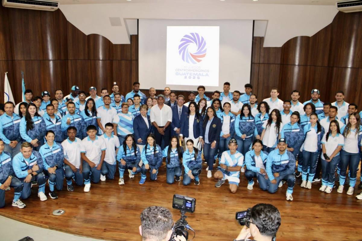 Los representantes de Honduras en los Juegos Centroamericanos 2025 en Guatemala