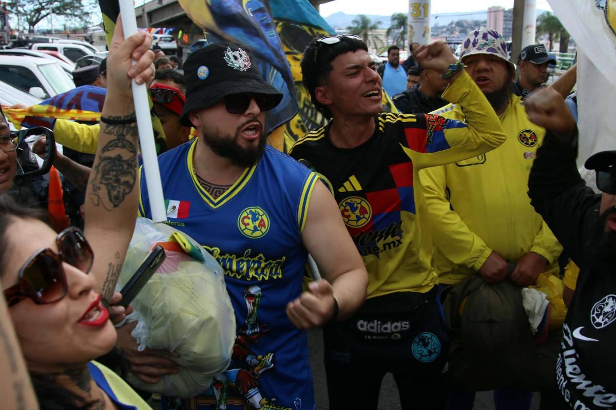 Hinchas del América llegan a Tegucigalpa para juego ante Olimpia: hoy se define todo