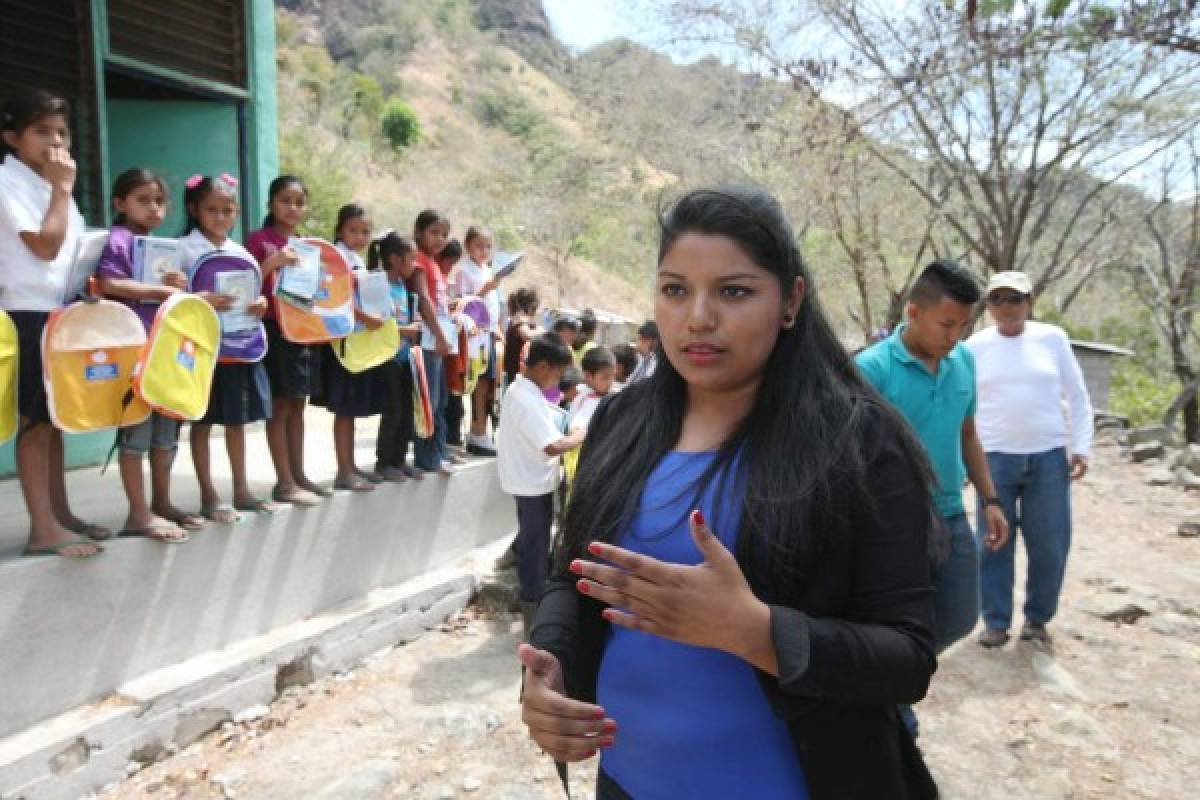 Huella de solidaridad en Escuela Lempira de Tecuantepe, Alubarén
