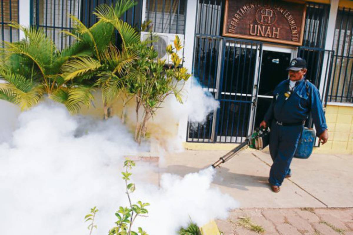 Fumigación de emergencia en la UNAH