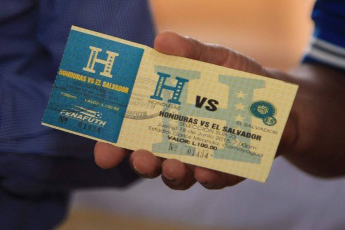 Seis mil boletos para Honduras Sub 23 vs El Salvador