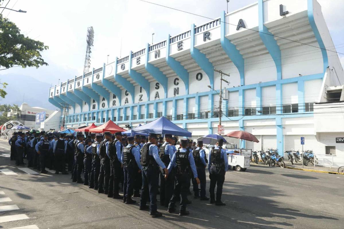 Honduras vs Costa Rica: la seguridad para el partido de eliminatoria en el Morazán