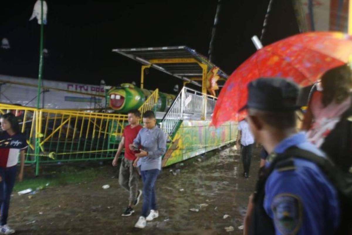 Tormenta eléctrica mata a dos jovencitas en parque de diversiones de San Lorenzo