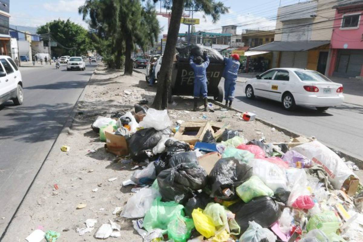 Recolección de basura ahora será cada dos días y en horario nocturno en la capital de Honduras
