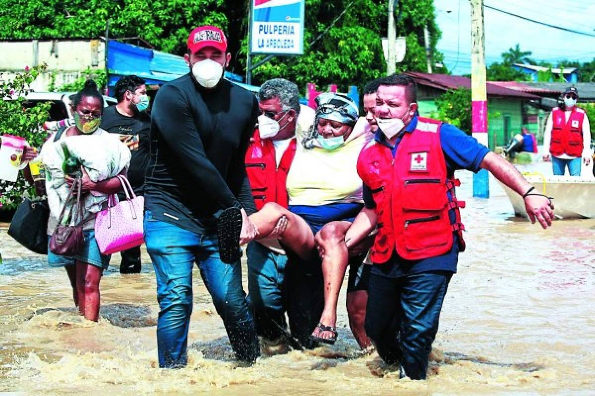 Calvario viven afectados por inundaciones provocadas por Eta en región norte