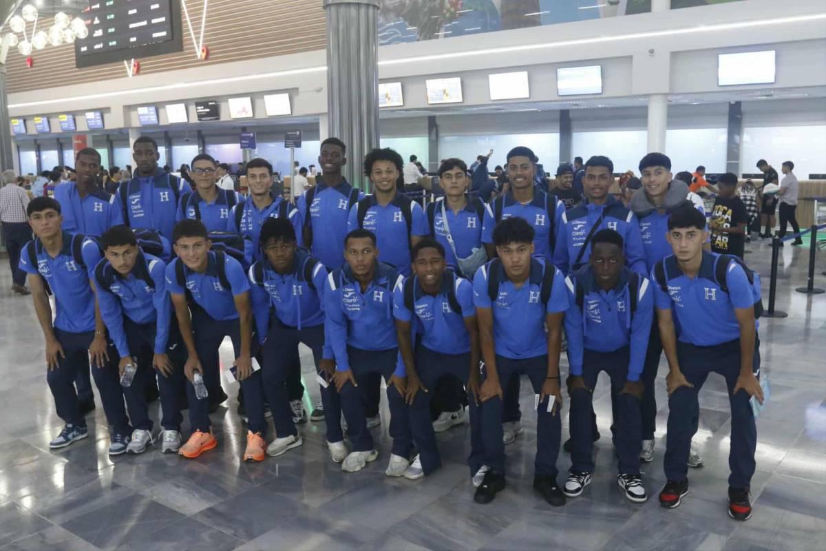 Jugadores de la selección sub-17 de Honduras viajaron a Qatar para partidos del Mundial