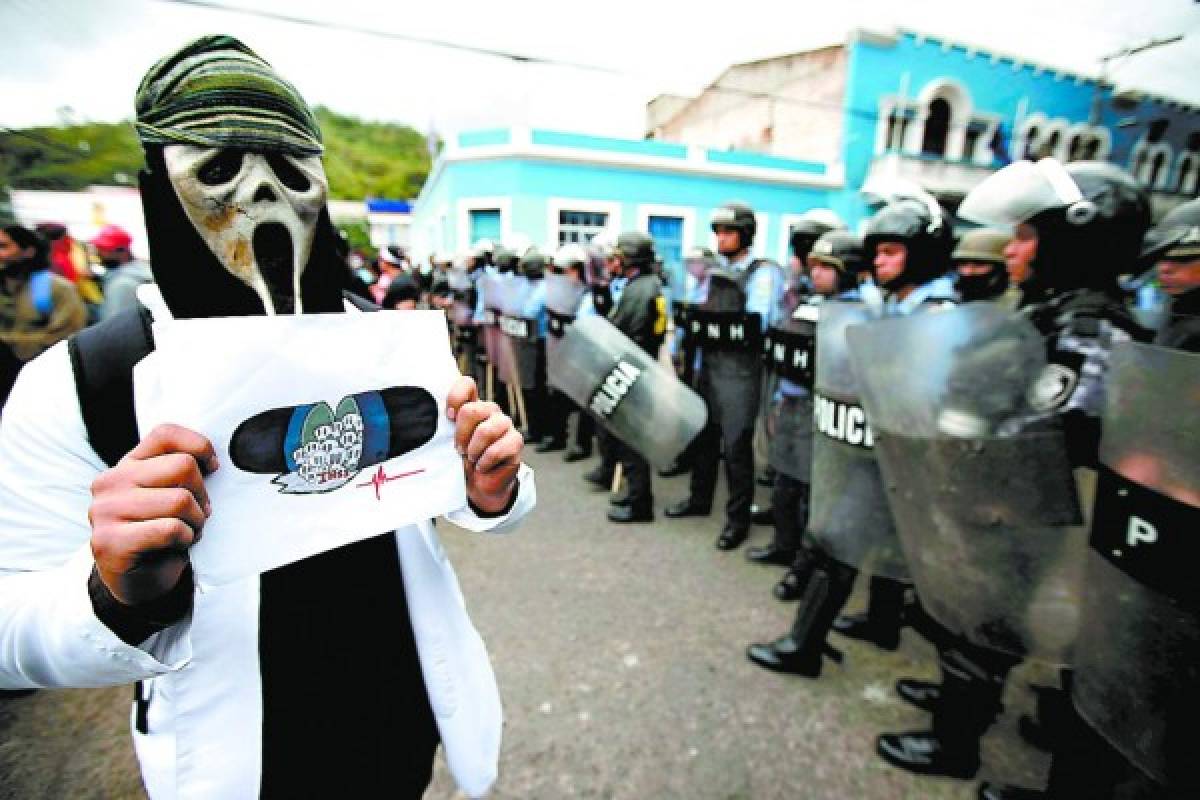 Mareros, sicarios y narcos detrás de protestas en San Pedro Sula