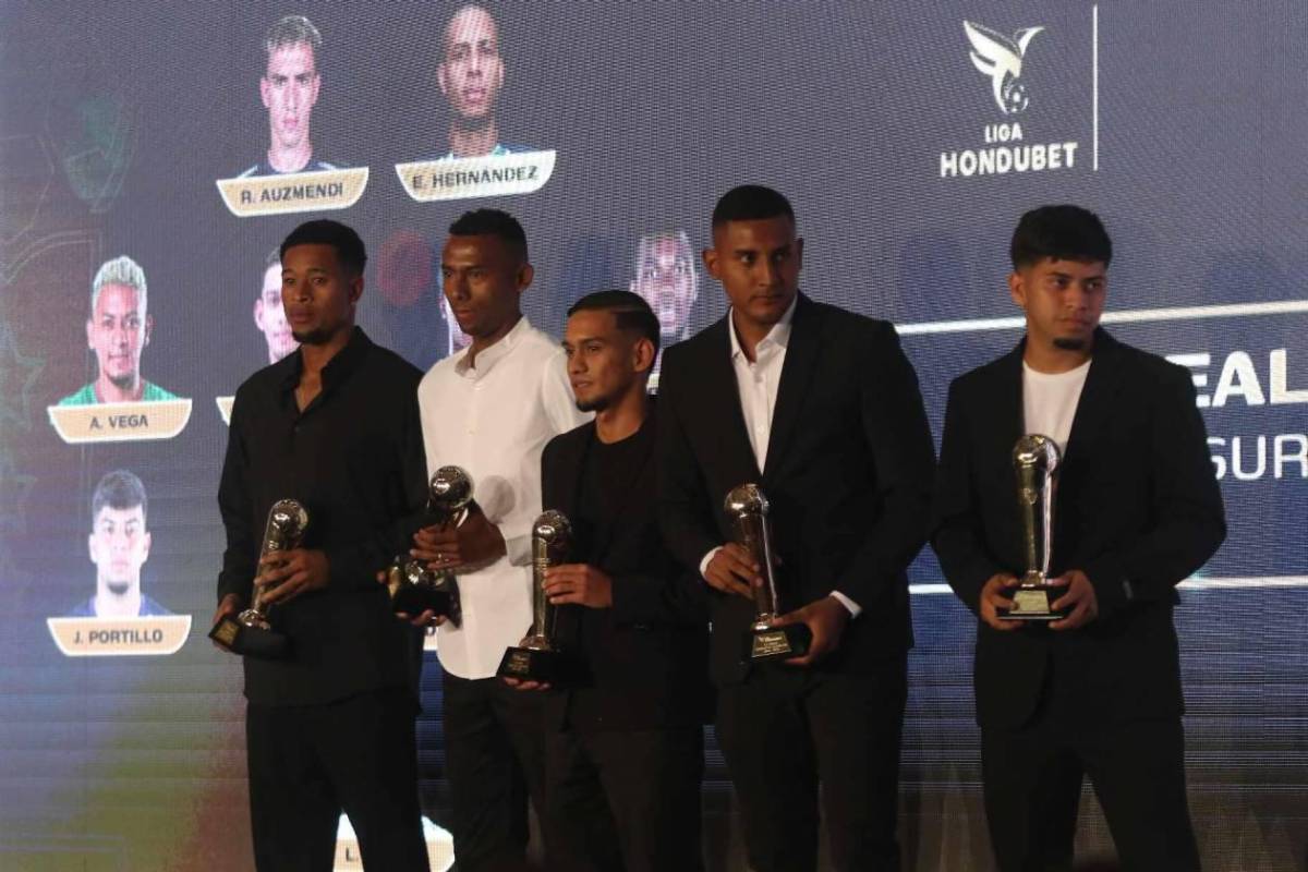 Motagua y Olimpia arrasaron: Así se vivió la premiación a mejores jugadores de Liga Nacional