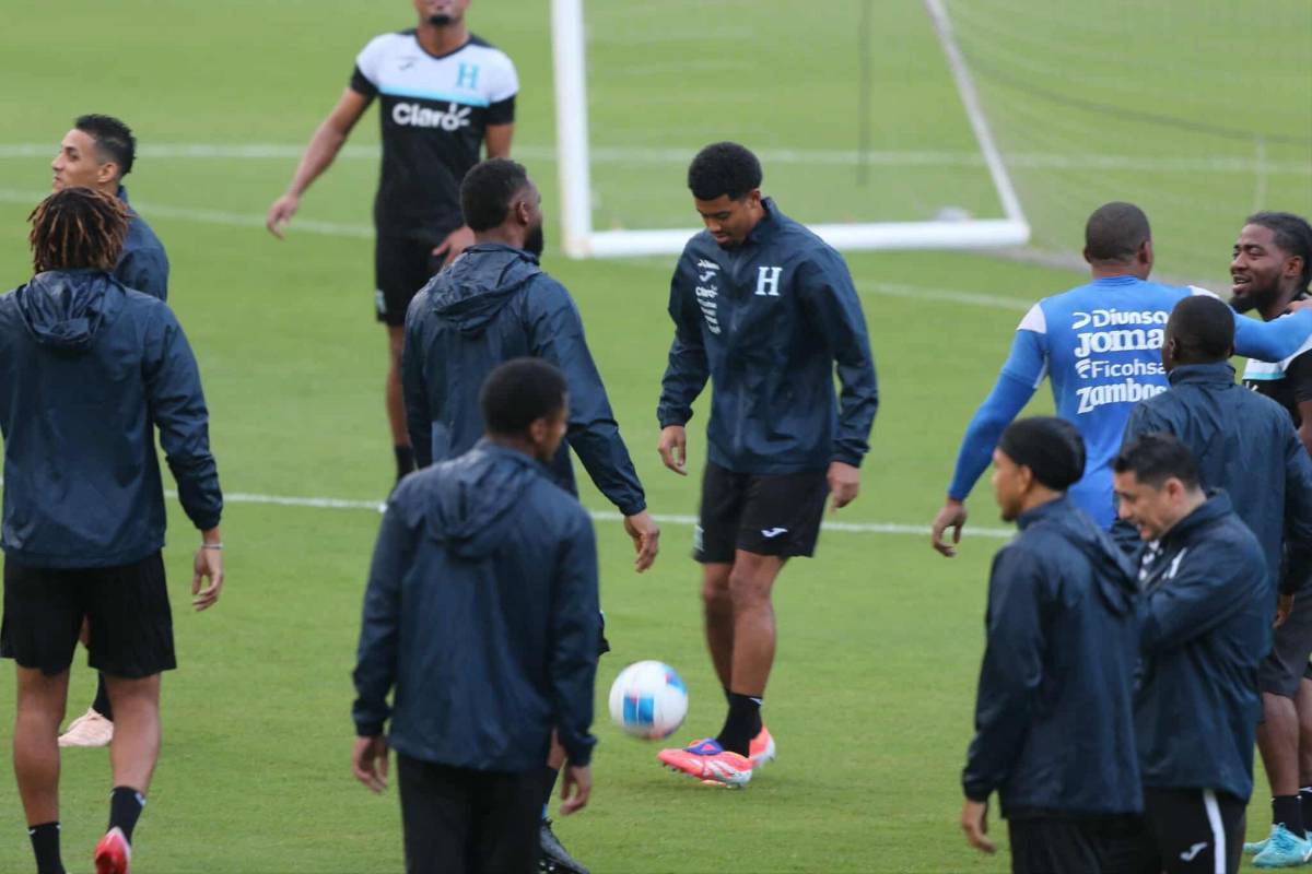 Jugadores entrenan diferenciado y esto hicieron los alemanes: Honduras se prepara para enfrentar a Haití