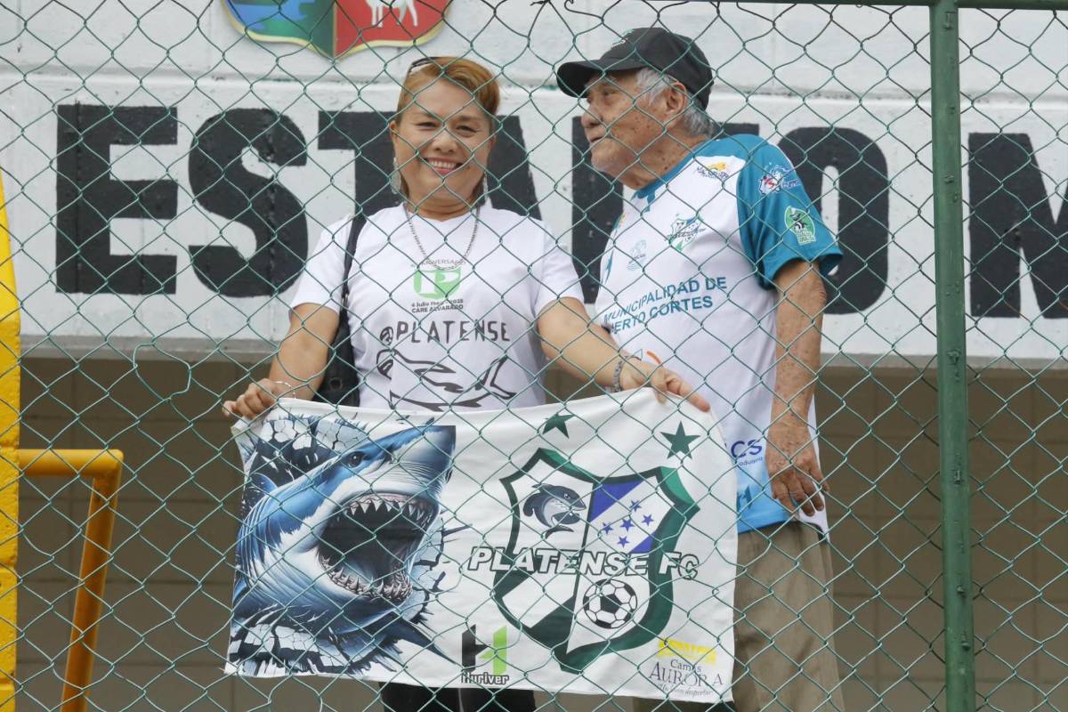 No se vio en tv: Belleza y ambiente en el Excélsior en partido de Platense-Olancho