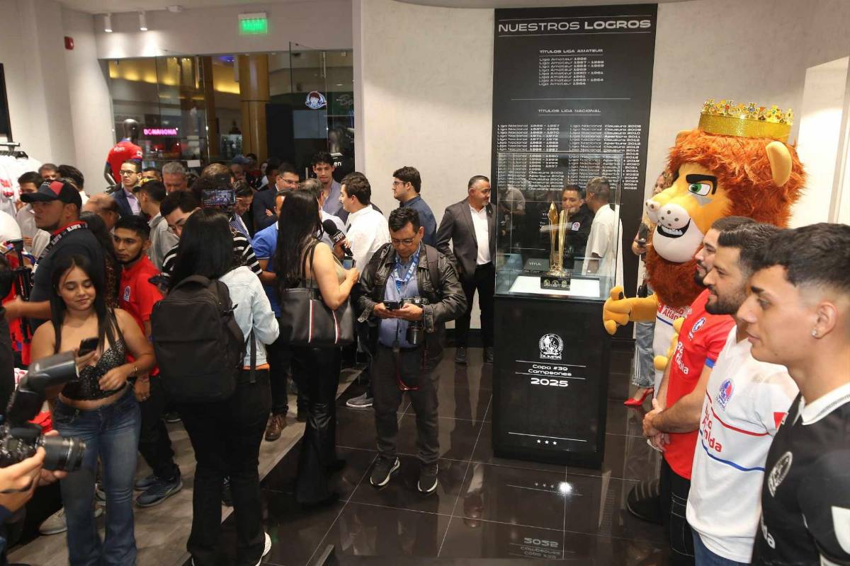 Como en Europa y Estados Unidos: Así es la nueva tienda oficial de Olimpia en Honduras