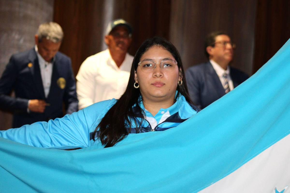 Los representantes de Honduras en los Juegos Centroamericanos 2025 en Guatemala