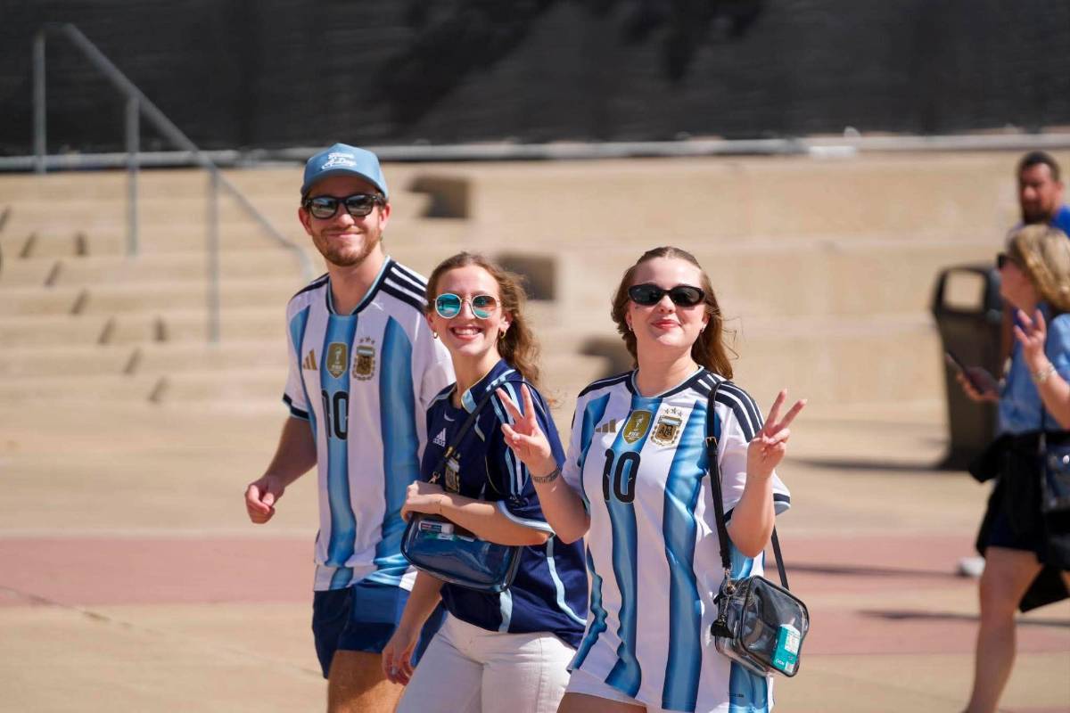 Las bellas chicas argentinas captadas en juego ante Honduras en College Station
