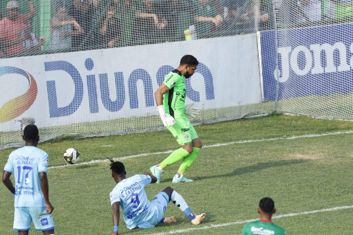 Momento del tanto de ´Rubigol´.