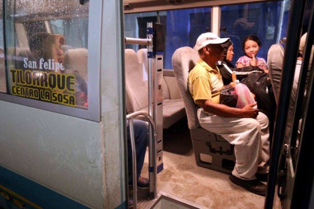La inseguridad limita el servicio nocturno de buses en la capital de Honduras