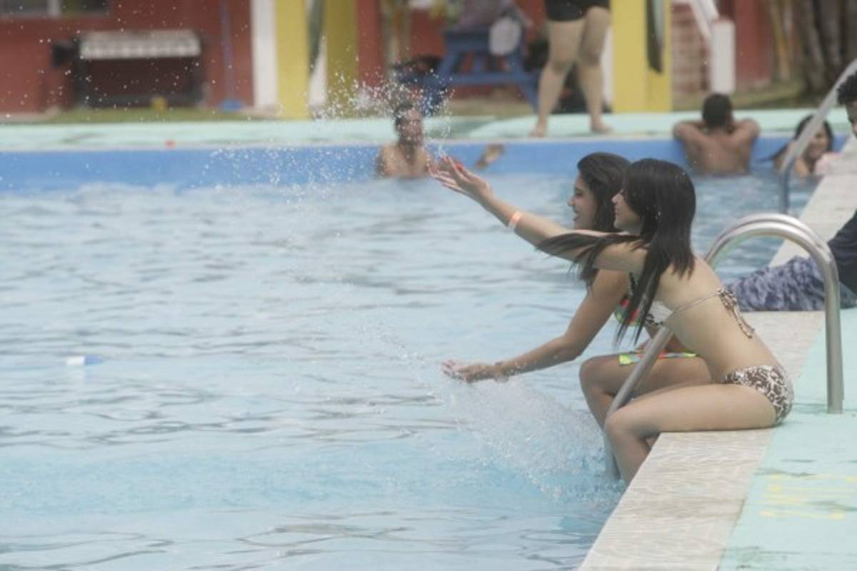 Belleza en los balnearios de Tegucigalpa previo al verano