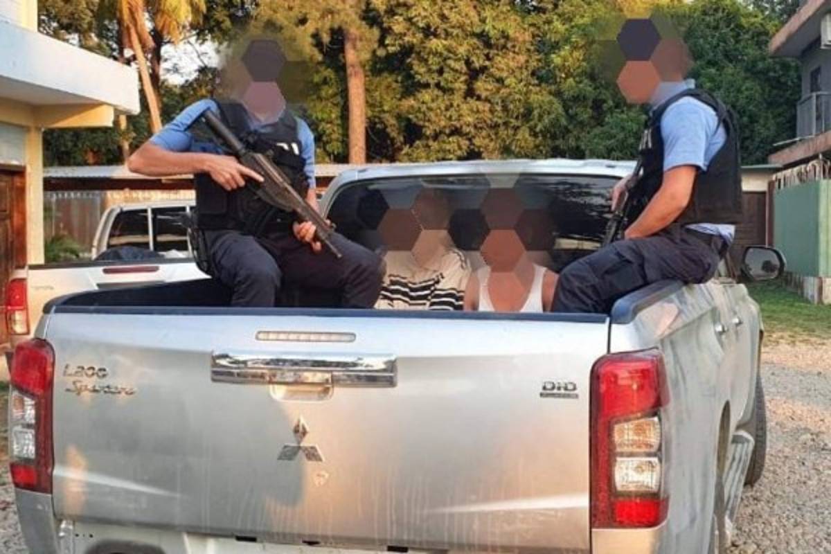 Capturan a dos gatilleros de la MS-13 en El Progreso, Yoro