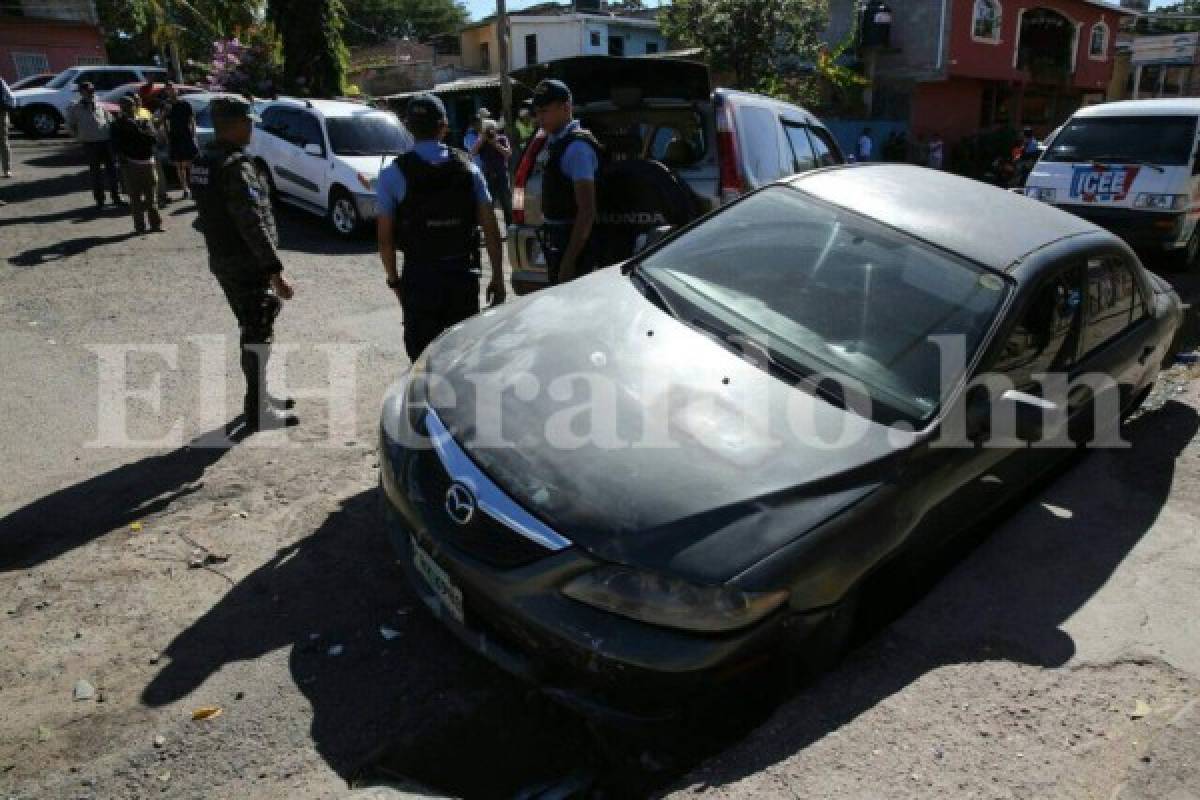 Dos pandilleros heridos en una persecución policial en la capital de Honduras