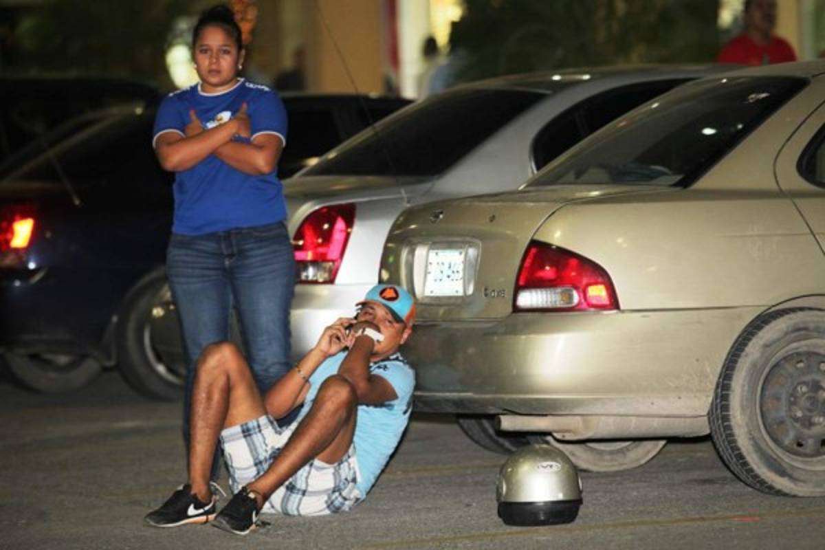 Fotos: Arnold Peralta y la escena del crimen