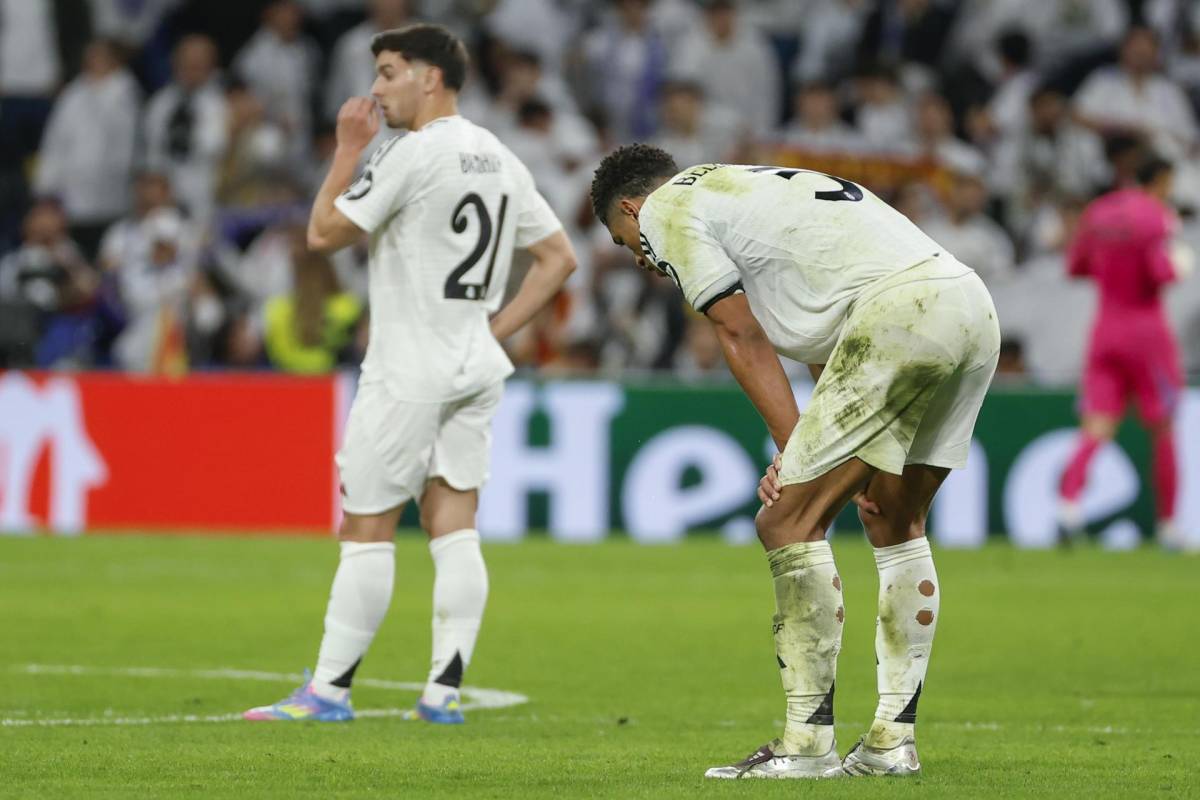 Las tristes imágenes de los jugadores del Real Madrid por eliminación de Champions Las tristes imágenes de los jugadores del Real Madrid por eliminación de Champions