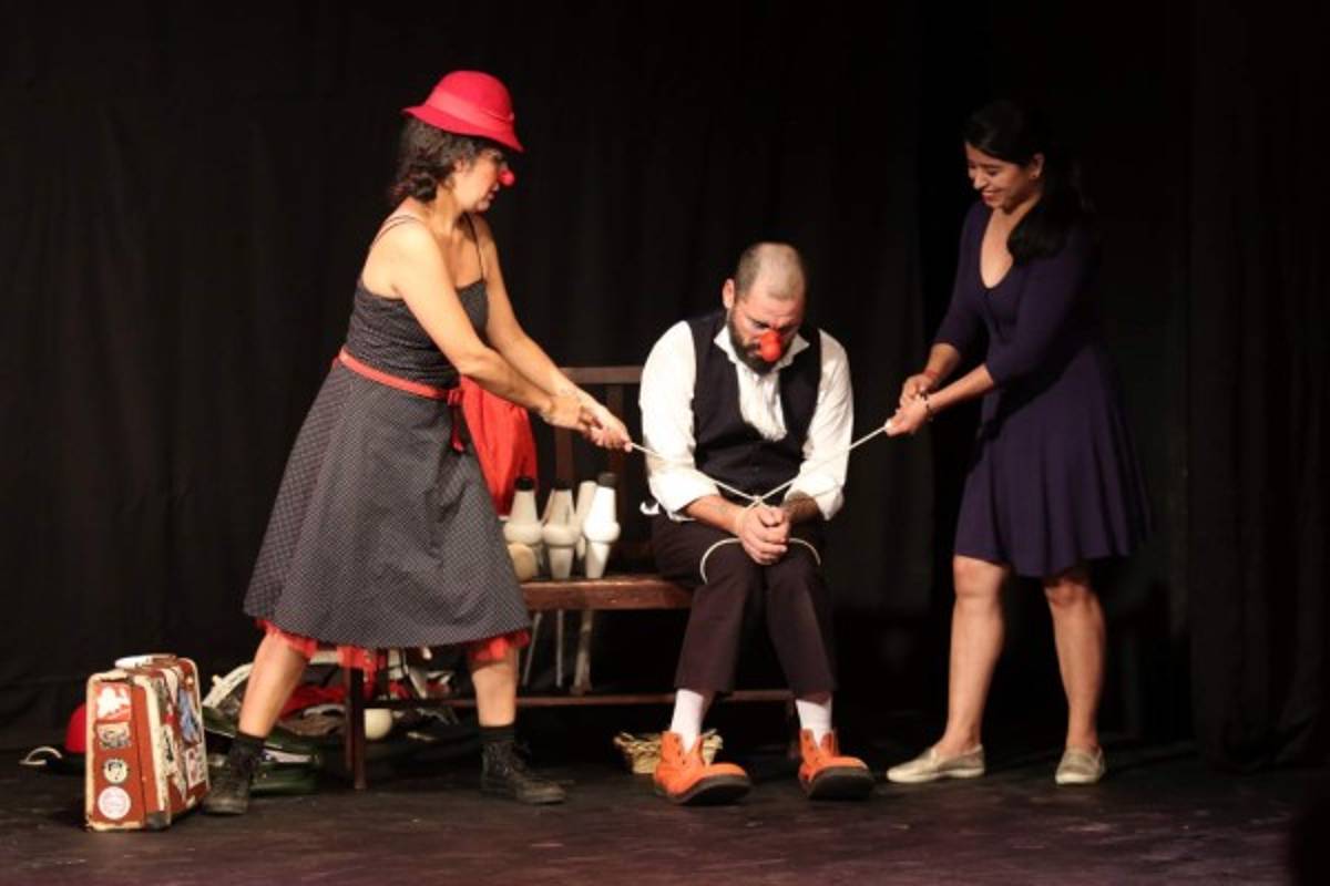 Entre risas se vivió la presentación del show de clown 'Trupetrú”