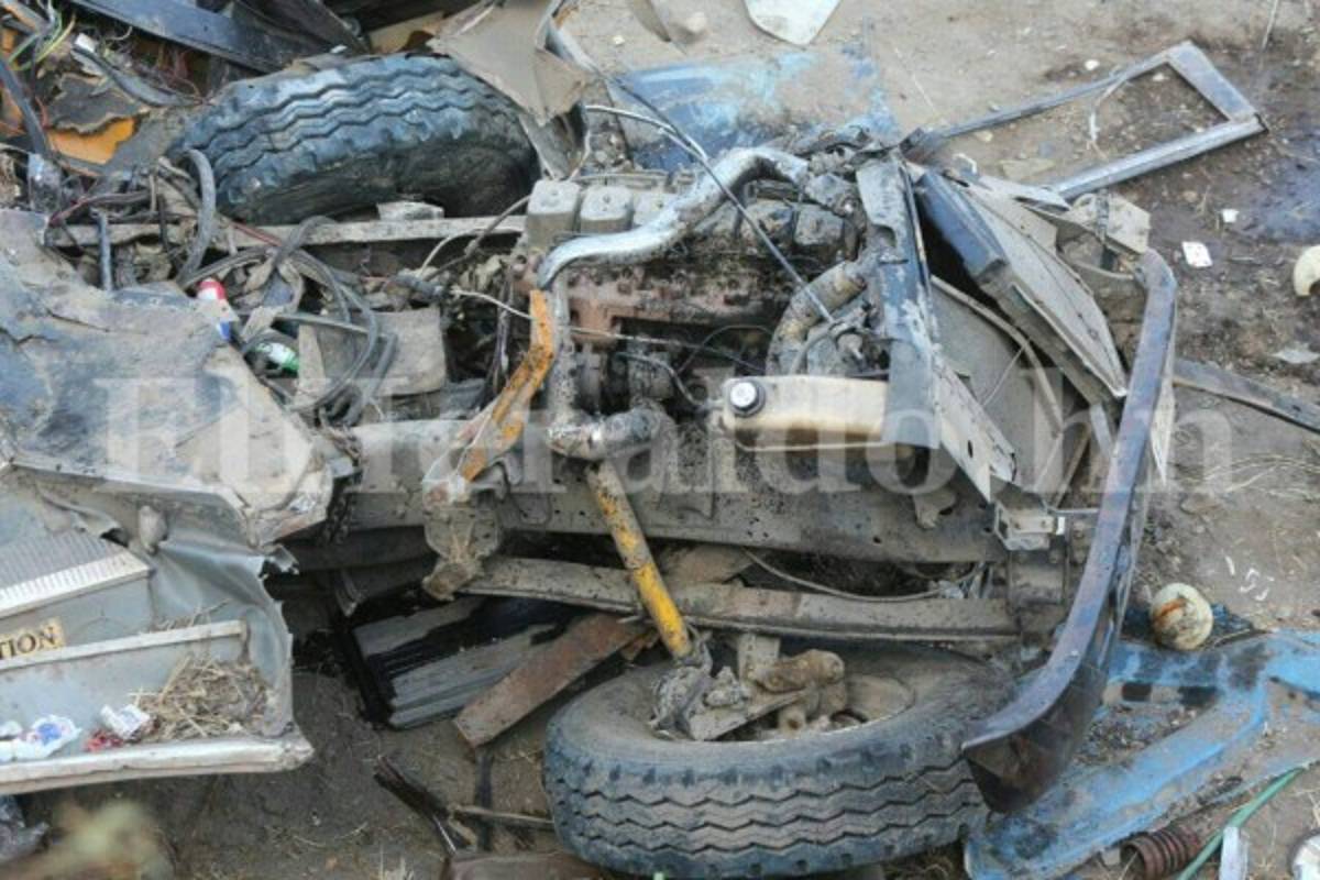 Honduras: Retiran parcialmente automotores accidentados y habilitan paso en salida al sur