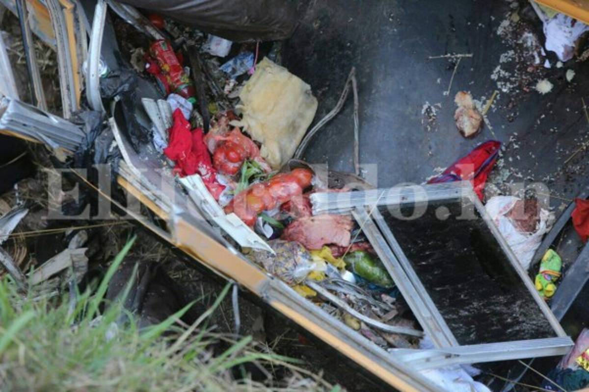 Honduras: Retiran parcialmente automotores accidentados y habilitan paso en salida al sur