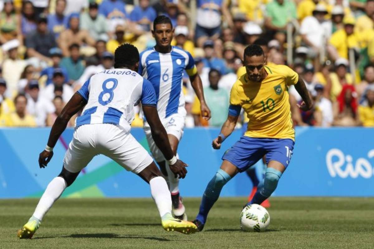 Honduras cayó 0-6 ante Brasil en la semifinal de Rio-2016