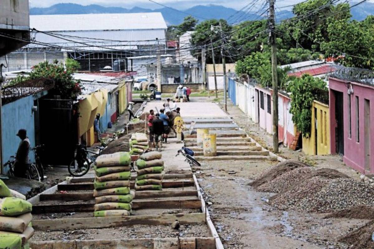 Comayagua cierra el año con 8 millones de lempiras en pavimentación vial