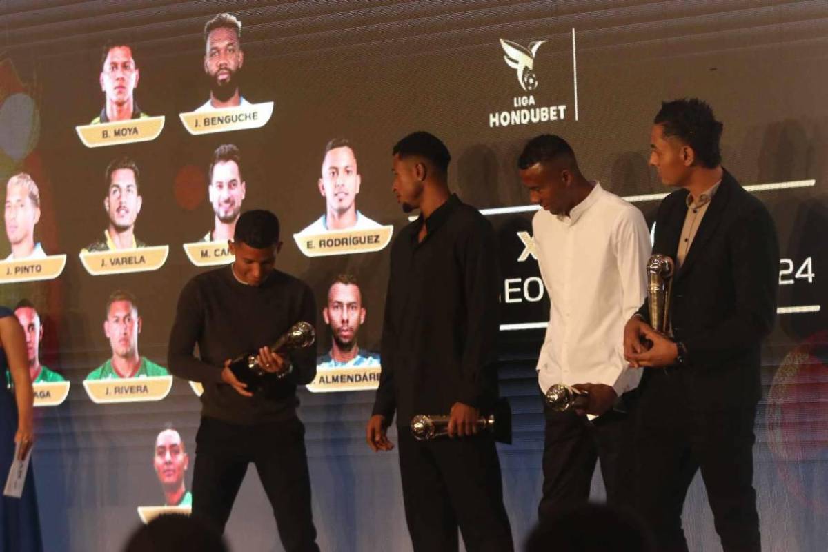 Motagua y Olimpia arrasaron: Así se vivió la premiación a mejores jugadores de Liga Nacional