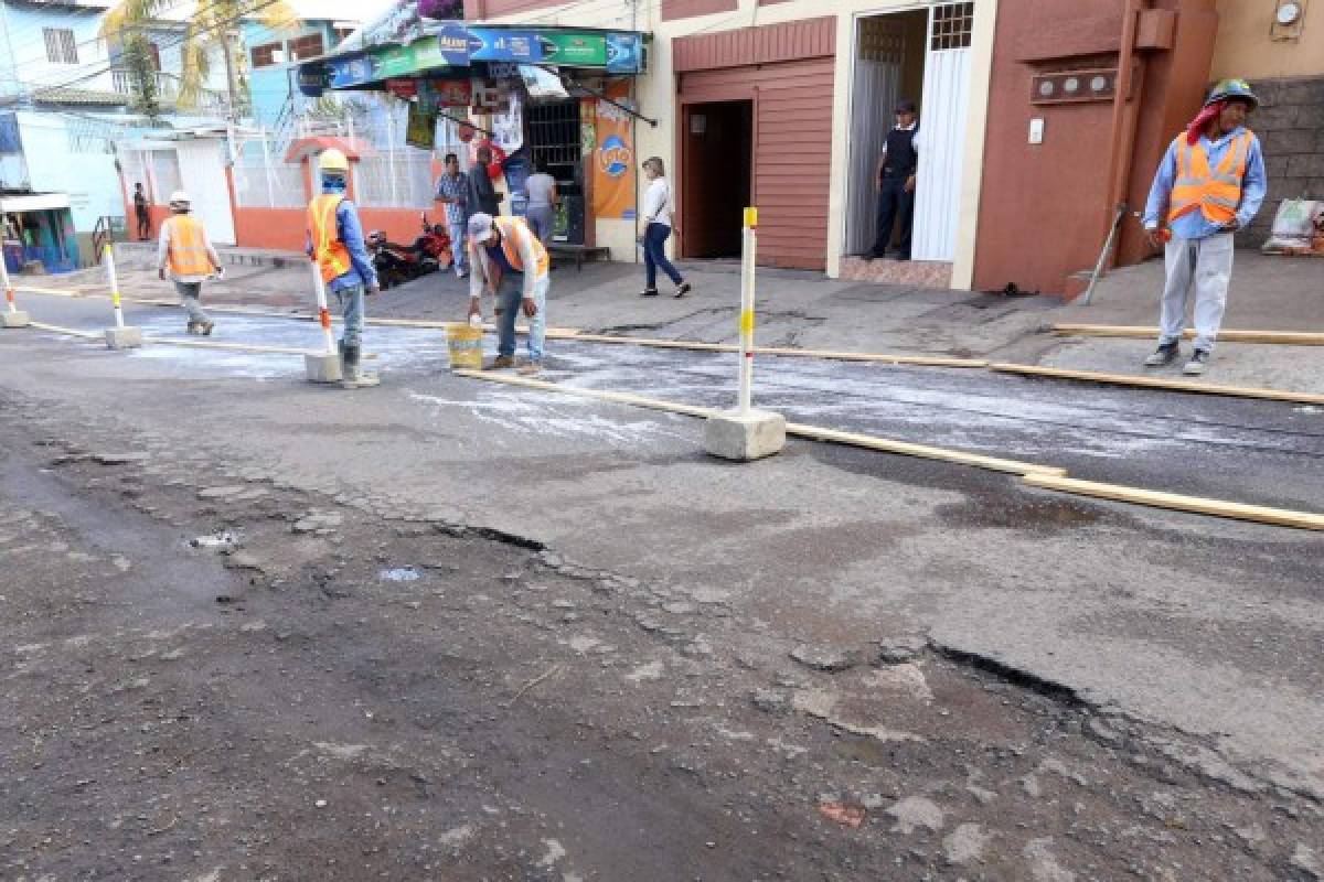 Inician mejoras de 1,600 metros de calle en la colonia Kennedy de Tegucigalpa