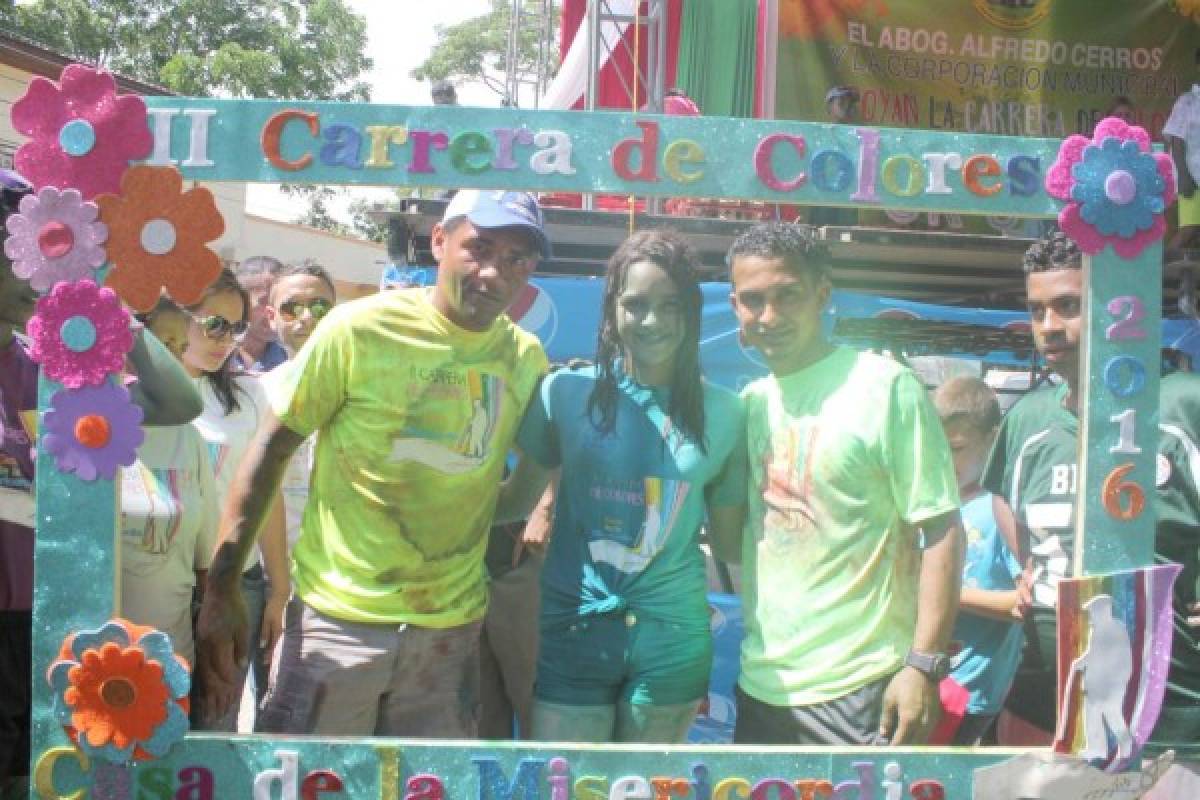 Carlos Will Mejía y Mario Berríos en la II Carrera de Colores (Fotos: Cortesía)