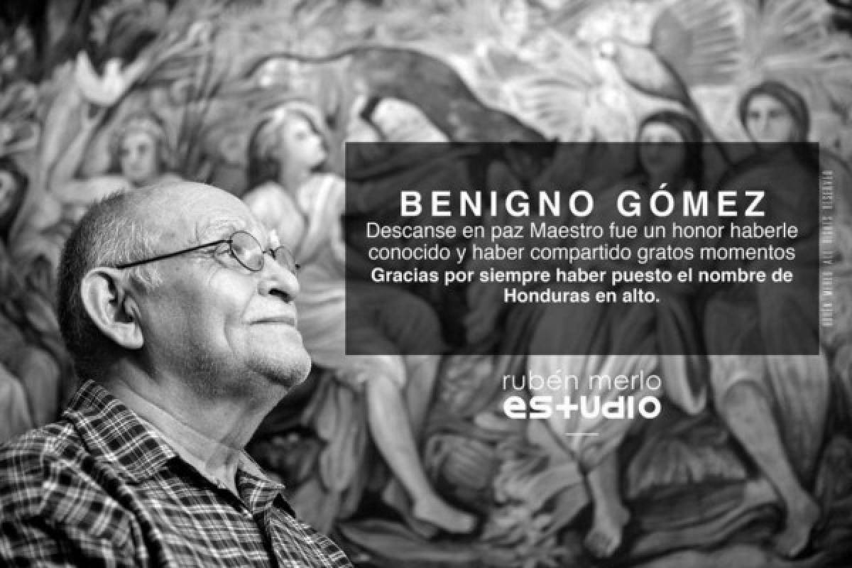 Se despide de la vida el pintor hondureño Benigno Gómez