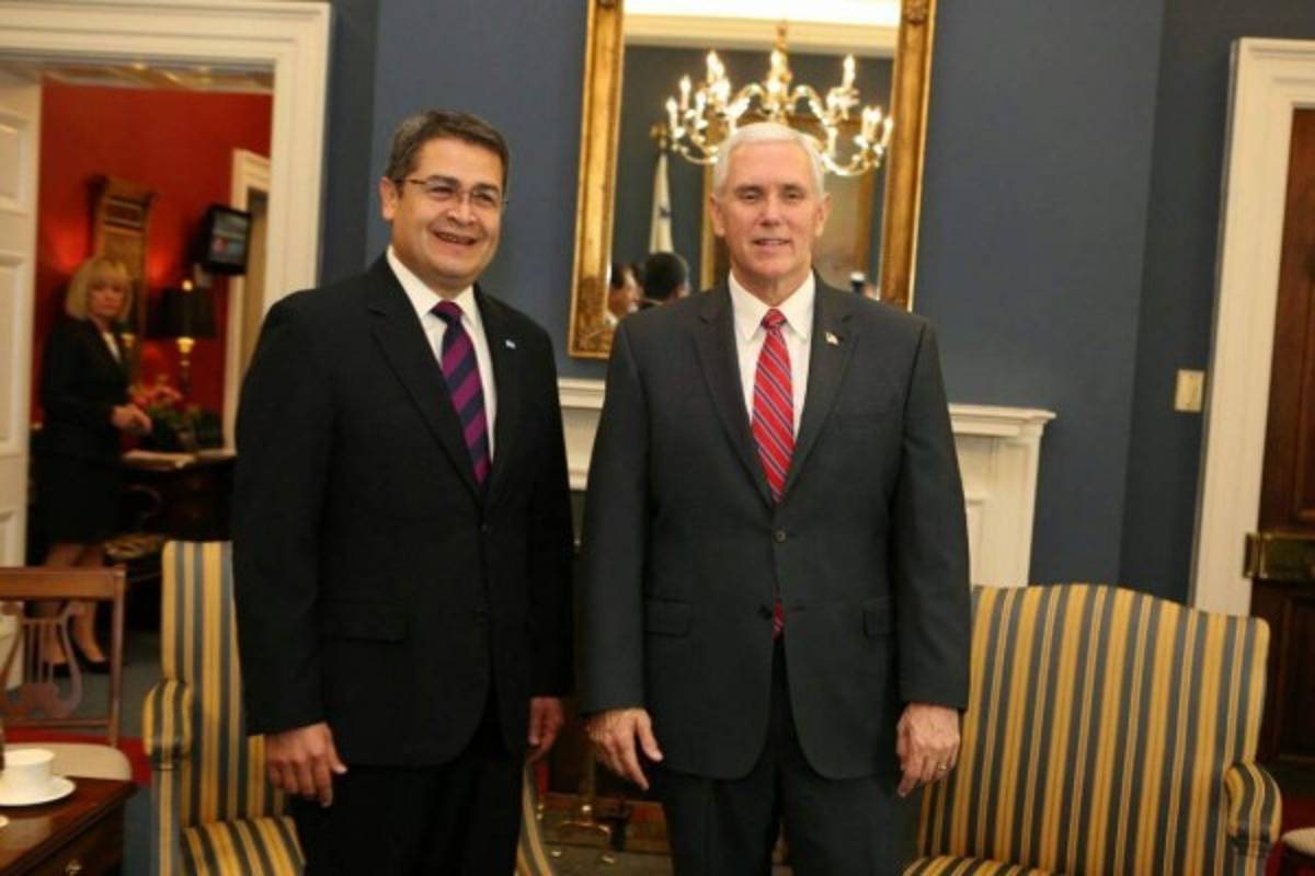 Pence se compromete a mantener 'relaciones estrechas' con Honduras