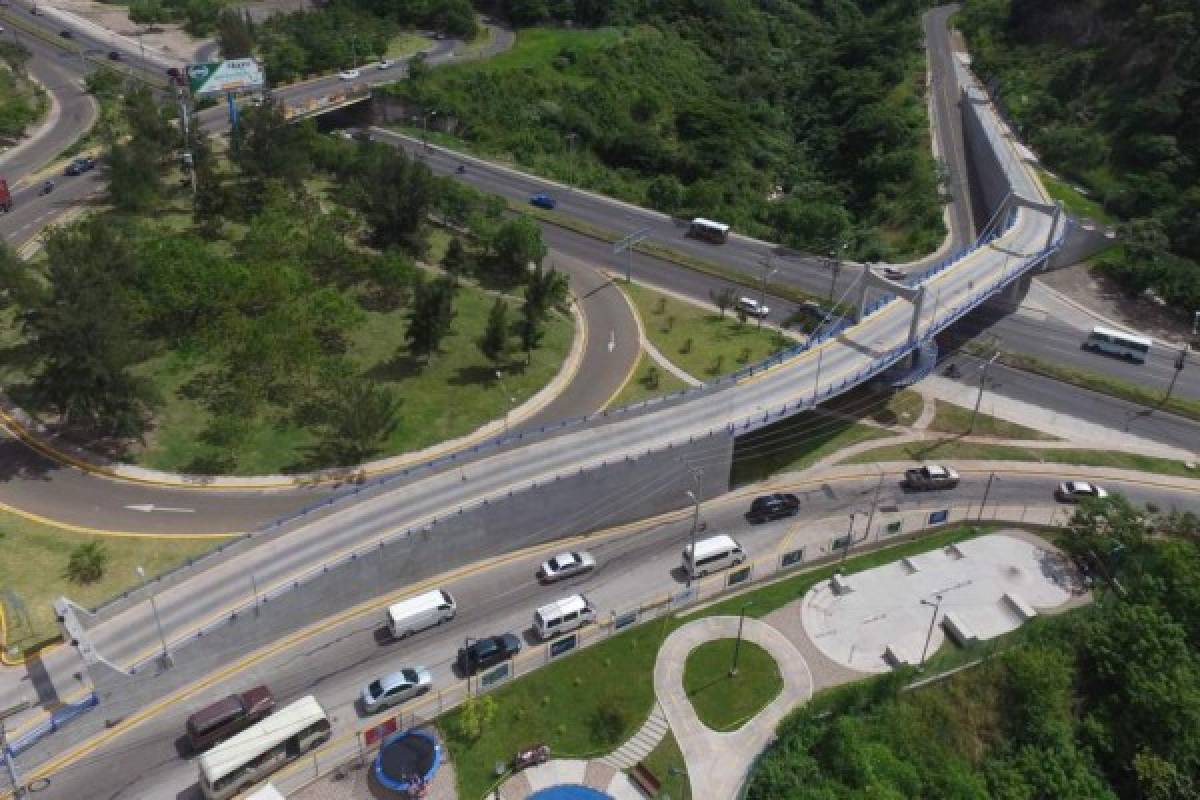 La vía rápida del Trapiche se habilitó a finales de julio y tuvo una inversión de 25 millones de lempiras (Foto: El Heraldo Honduras/ Noticias de Honduras)