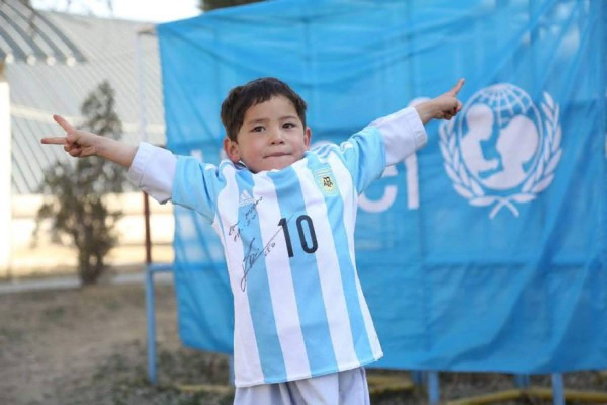 Messi cumple el sueño de Murtaza   