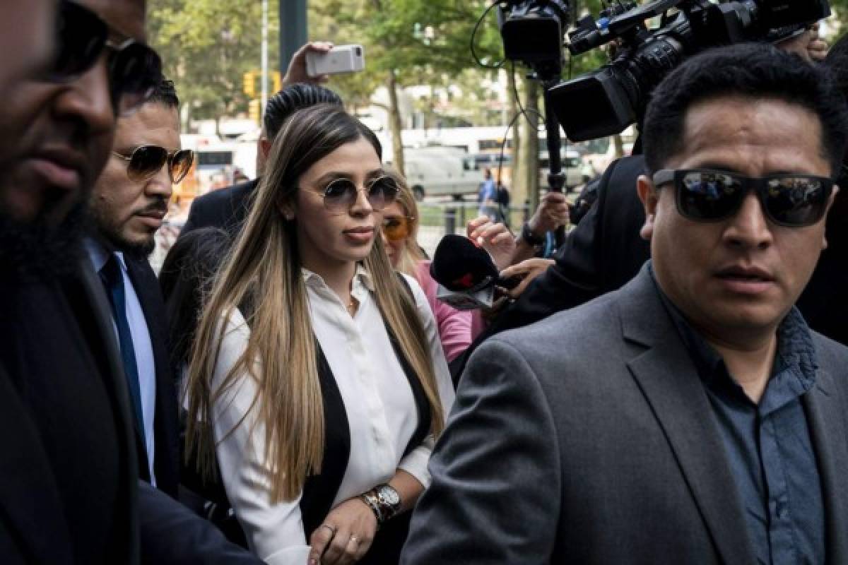 El cambio de look de Emma Coronel para conocer la sentencia de El Chapo Guzmán   
