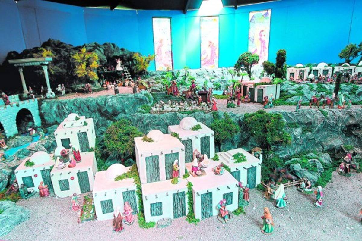 Un nacimiento inspirado en la Belén renacentista