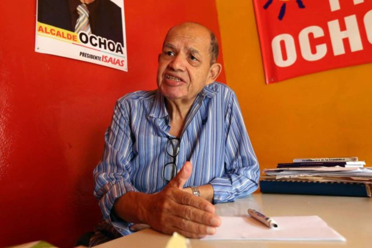 A sus 74 años, José Ochoa y Martínez busca ser alcalde de Tegucigalpa