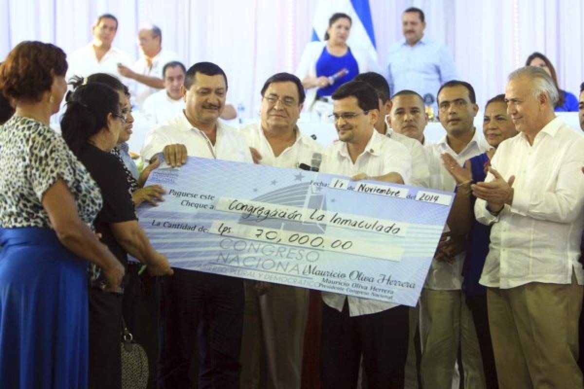 Congreso Nacional de Honduras dona fondos para obras del sur