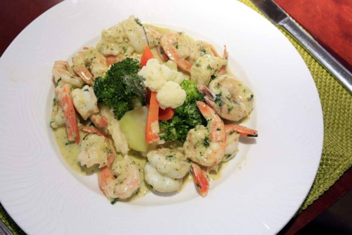 Los camarones son una especialidad de la temporada.