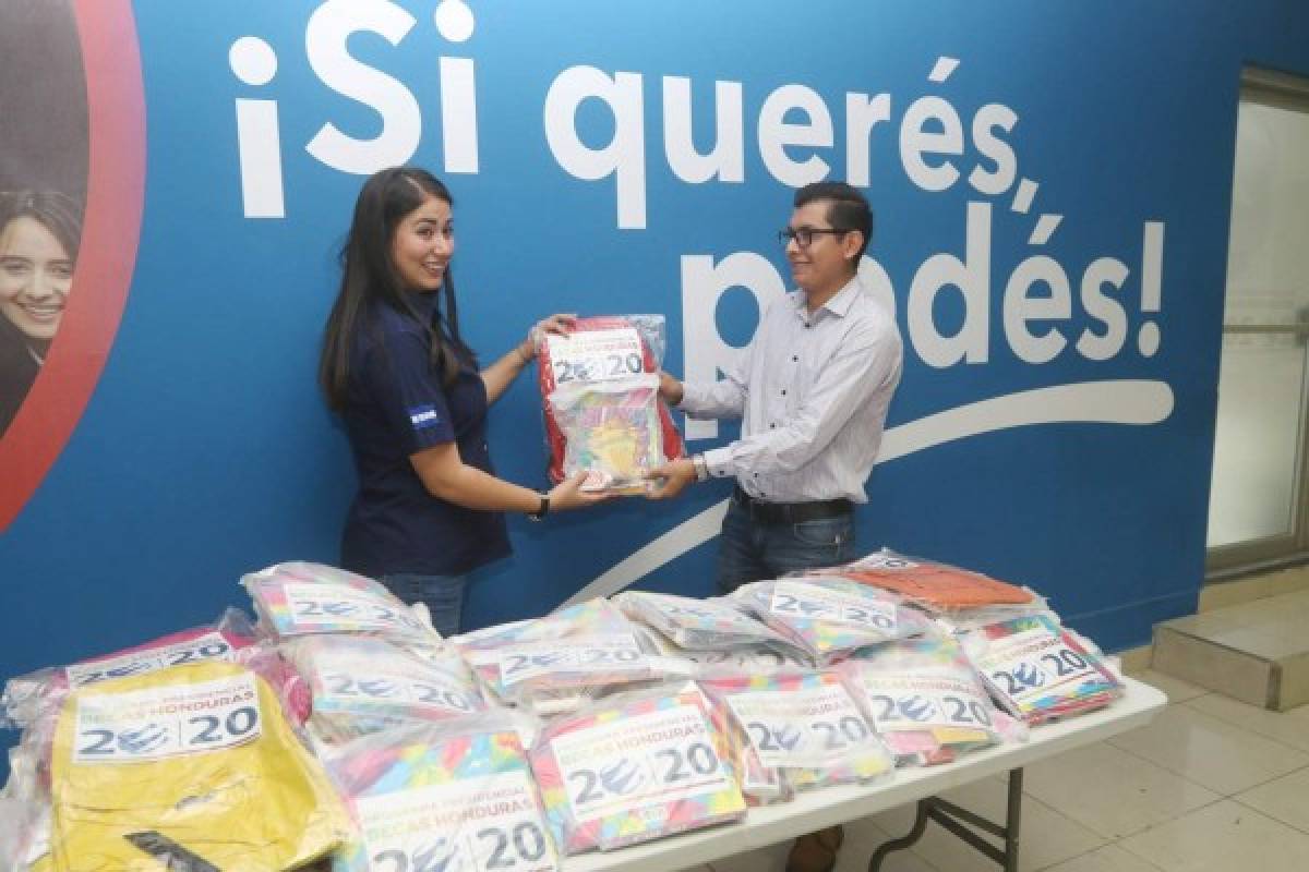 La Maratón del Saber recibe los primeros útiles del programa Becas Honduras 2020