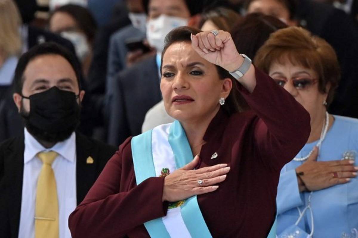 Las imágenes más emotivas de Xiomara Castro como la nueva presidenta de Honduras
