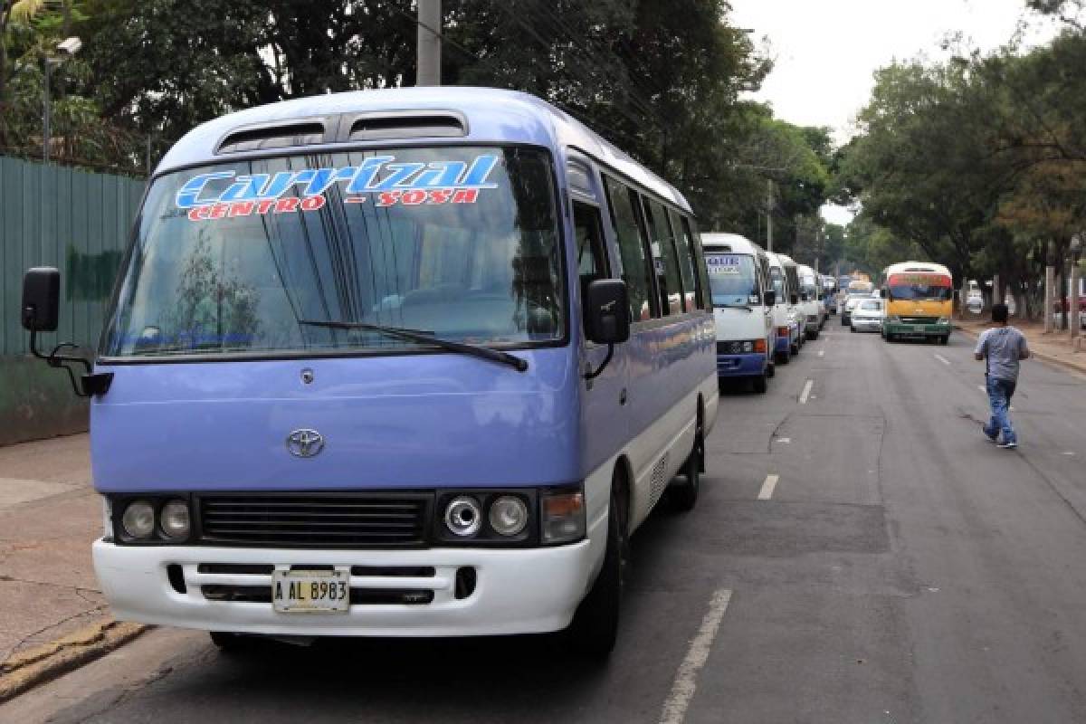 Denuncian usurpación de ruta en Tegucigalpa
