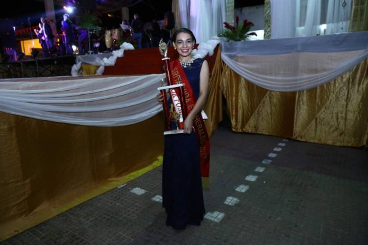 Cinthia López, la nueva Reina de la Feria Patronal de Nacaome