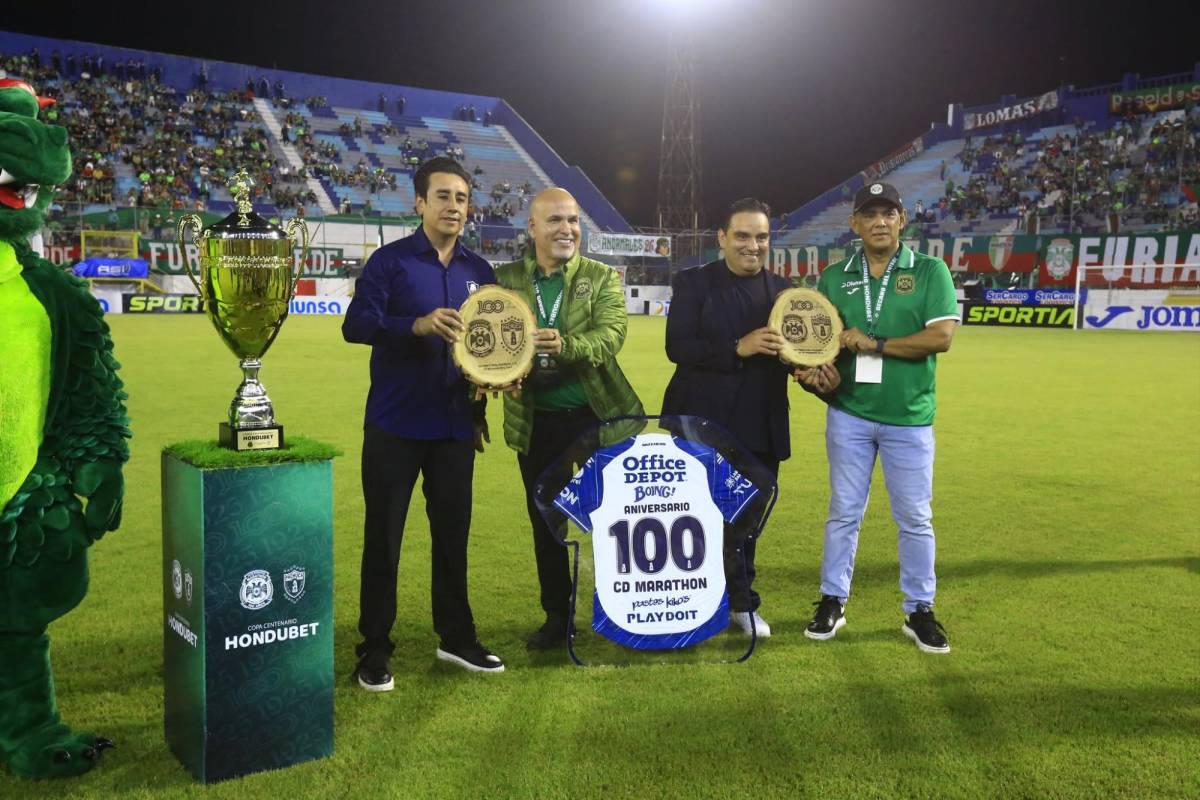 ¡Espectáculo! Marathón montó una verdadera fiesta verdolaga en su centenario