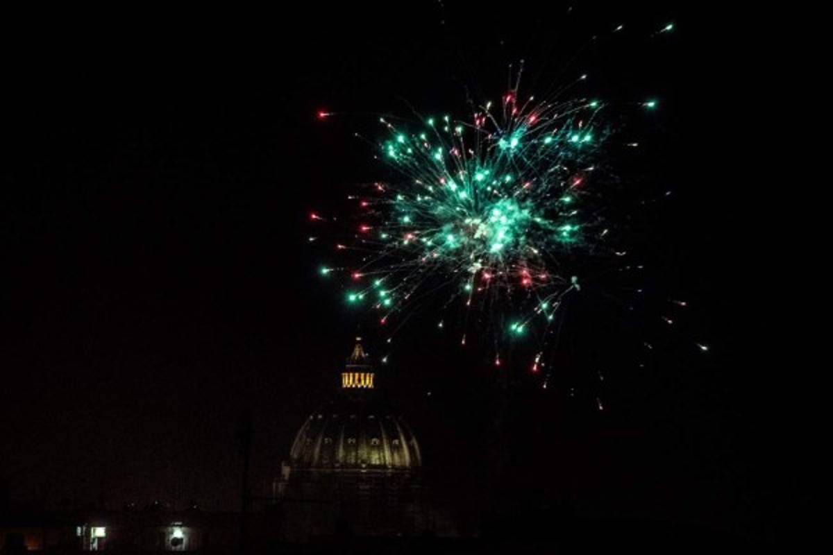 Cientos de aves murieron por fuegos artificiales en Roma